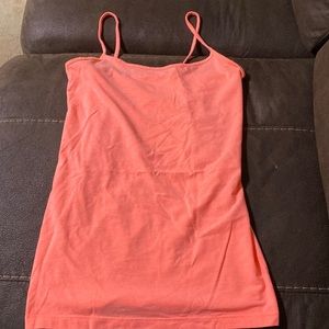 Peach colored tank top. Size medium